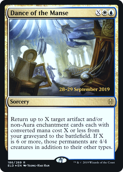 Dance of the Manse (PRE-186) [Throne of Eldraine Promos] Foil MTG Single Wizards of the Coast