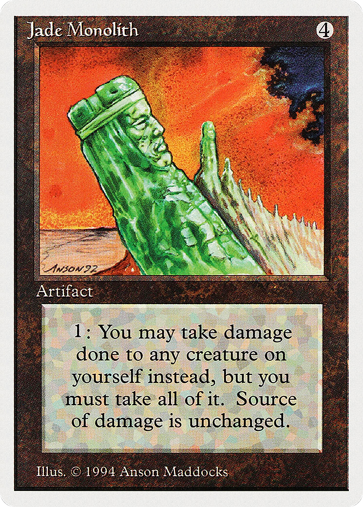 Jade Monolith (SUM-255) [Misc] Summer Magic / Edgar MTG Single Wizards of the Coast