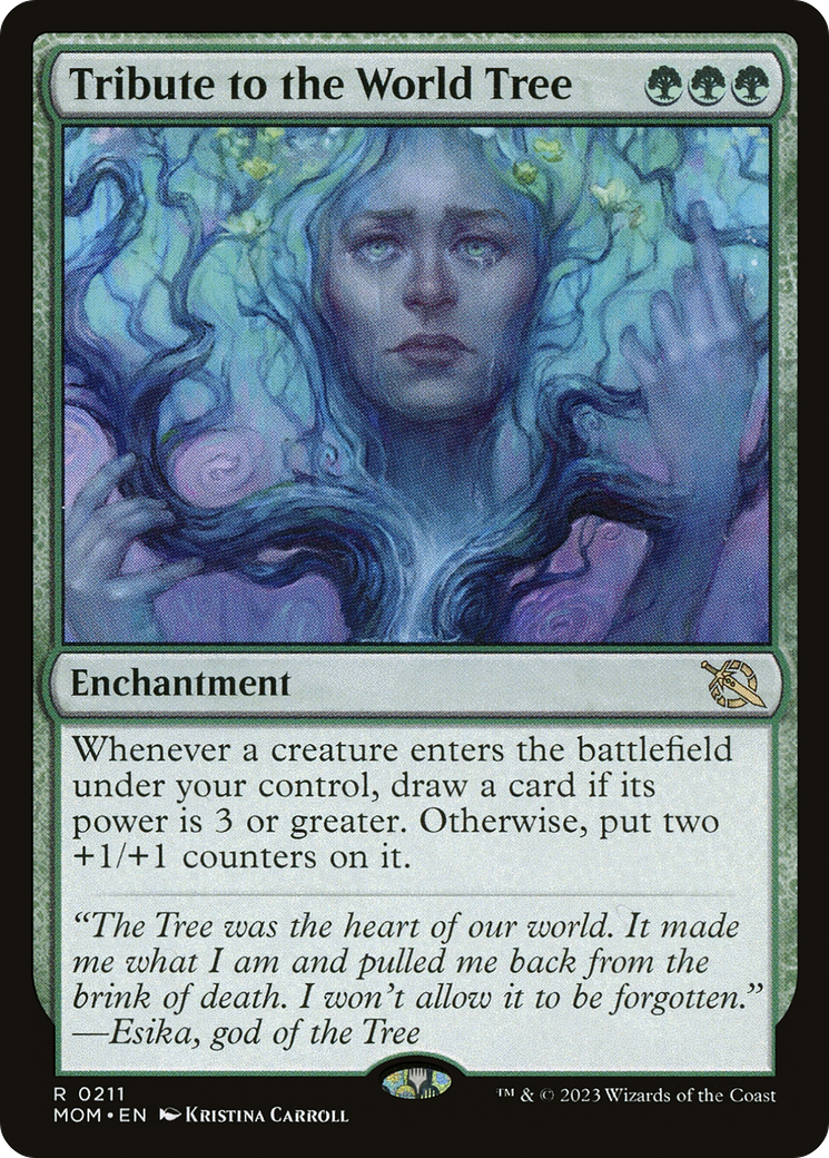 Tribute to the World Tree (MOM-211) [March of the Machine] Foil MTG Single Wizards of the Coast