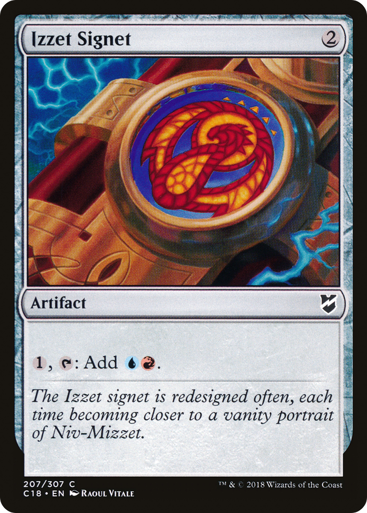 Izzet Signet (C18-207) [Commander 2018] MTG Single Wizards of the Coast