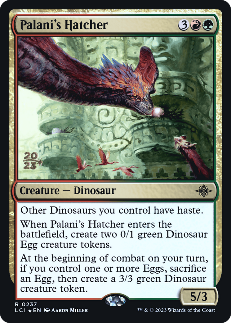 Palani's Hatcher (PRE-237) [The Lost Caverns of Ixalan Promos] Foil MTG Single Wizards of the Coast