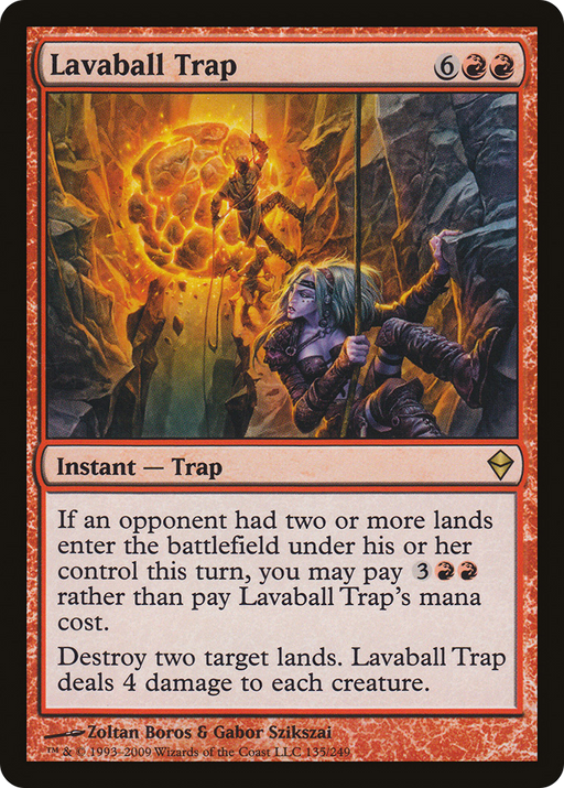 Lavaball Trap (ZEN-135) [Zendikar] MTG Single Wizards of the Coast