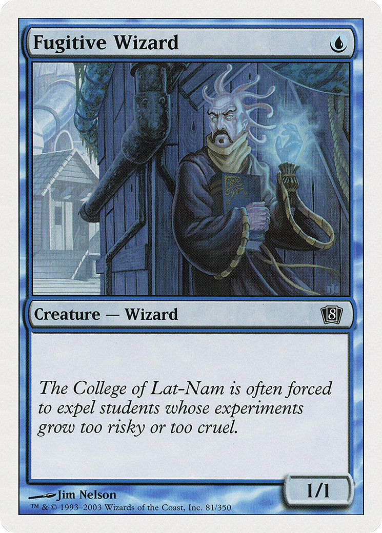 Fugitive Wizard (8ED-081) [8th Edition] MTG Single Wizards of the Coast