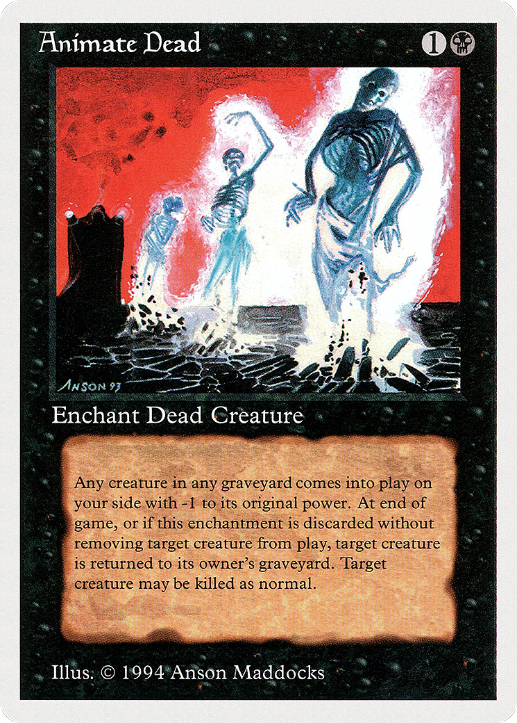 Animate Dead (SUM-093) [Misc] Summer Magic / Edgar MTG Single Wizards of the Coast