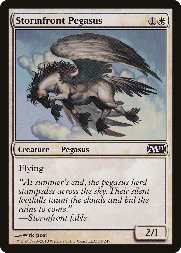 Stormfront Pegasus (M11-034) [Magic 2011] MTG Single Wizards of the Coast