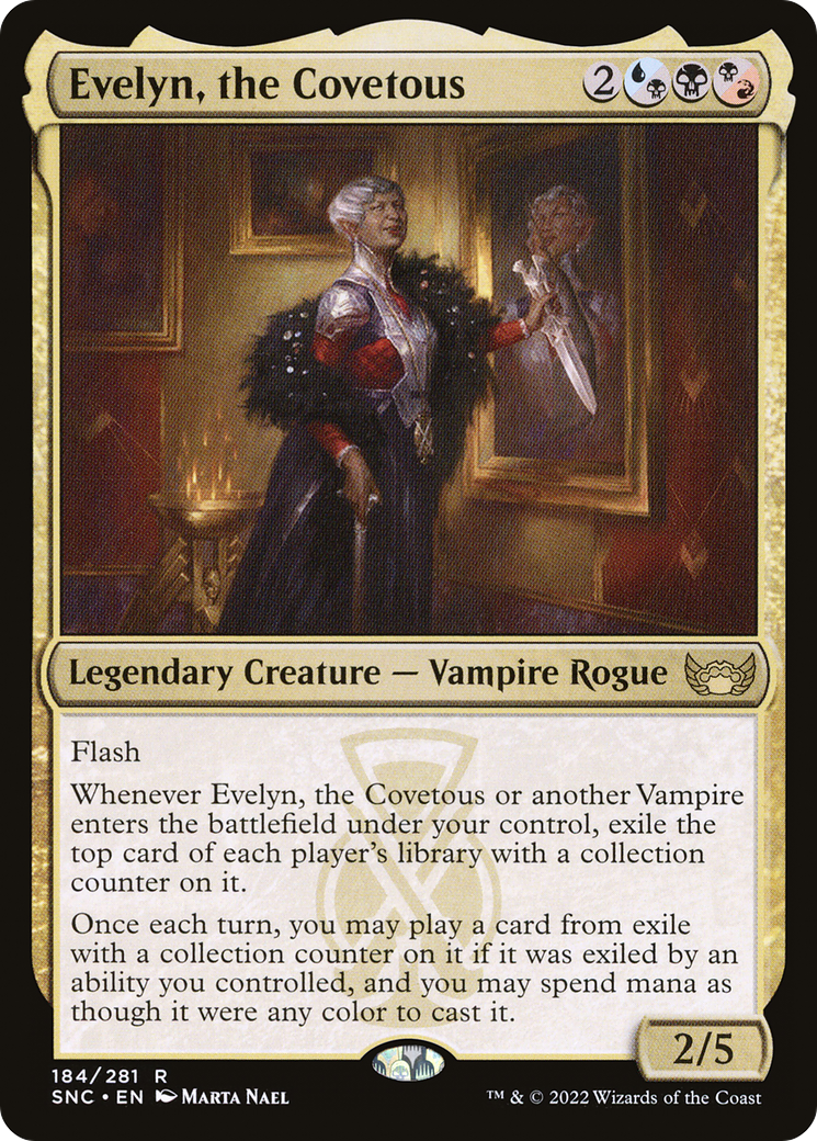Evelyn, the Covetous (SNC-184) [Streets of New Capenna] Foil MTG Single Wizards of the Coast
