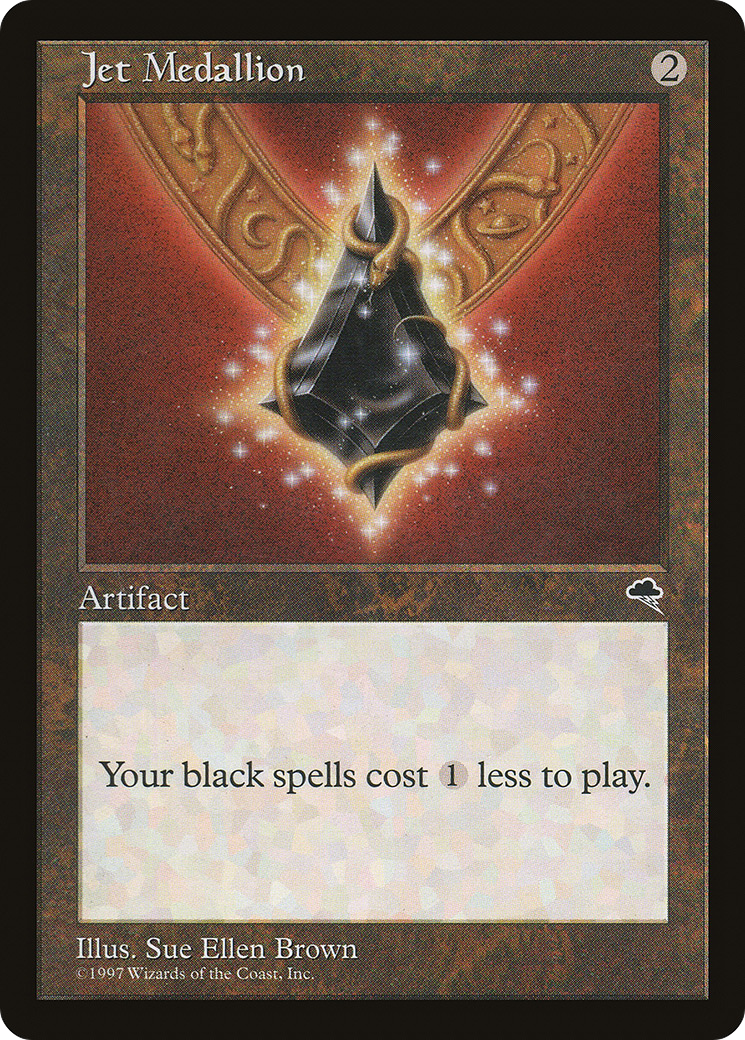 Jet Medallion (TMP-292) [Tempest] MTG Single Wizards of the Coast