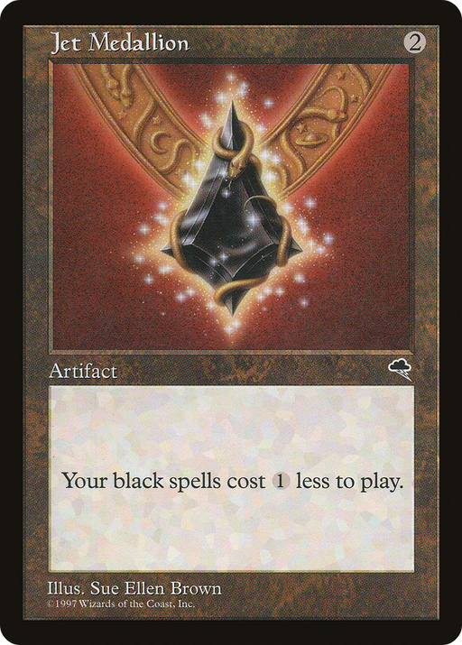 Jet Medallion (TMP-292) [Tempest] MTG Single Wizards of the Coast