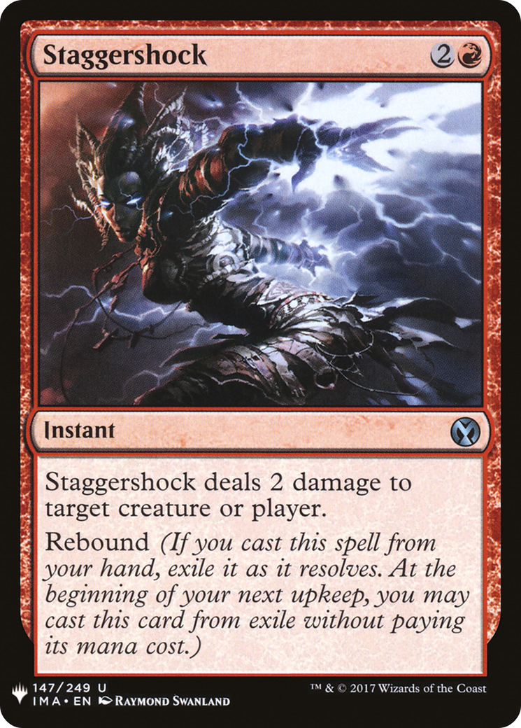 Staggershock (LIST-IMA-147) [Mystery Booster] The List MTG Single Wizards of the Coast