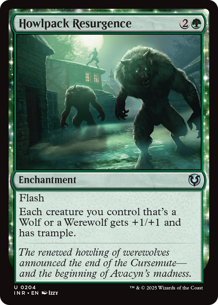 Howlpack Resurgence (INR-204) [Innistrad Remastered] Foil MTG Single Wizards of the Coast