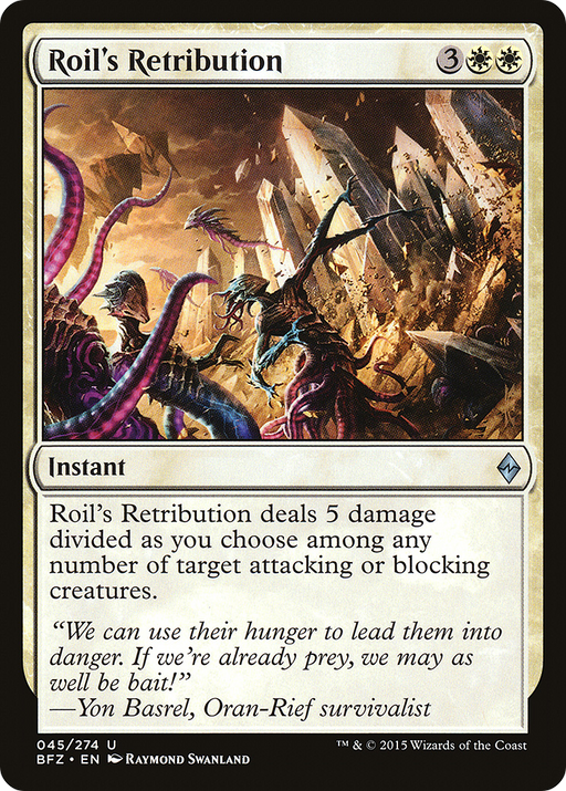 Roil's Retribution (BFZ-045) [Battle for Zendikar] Foil MTG Single Wizards of the Coast