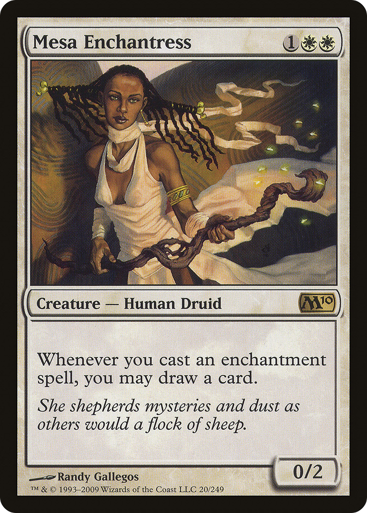 Mesa Enchantress (M10-020) [Magic 2010] Foil MTG Single Wizards of the Coast