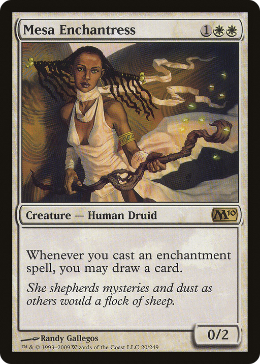 Mesa Enchantress (M10-020) [Magic 2010] Foil MTG Single Wizards of the Coast