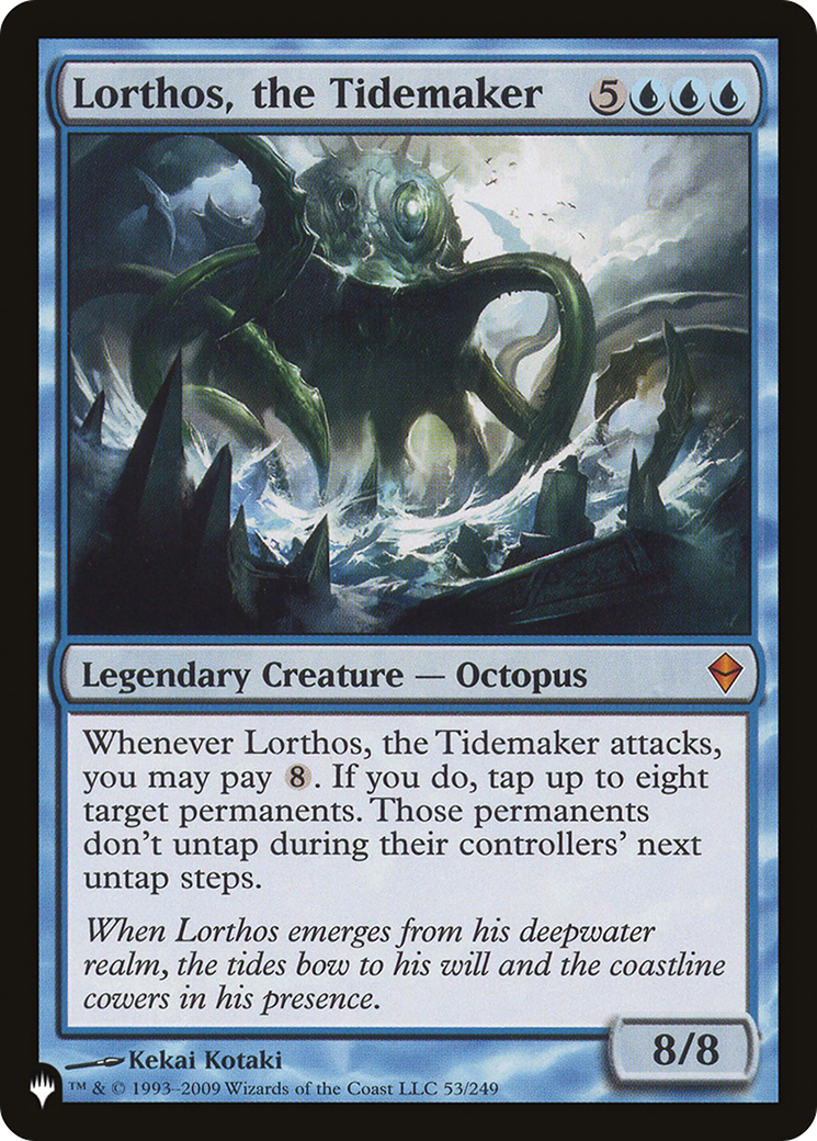 Lorthos, the Tidemaker (LIST-ZEN-53) [Mystery Booster] The List MTG Single Wizards of the Coast
