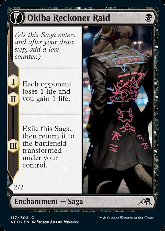 Okiba Reckoner Raid // Nezumi Road Captain [Kamigawa: Neon Dynasty] MTG Single Magic: The Gathering   