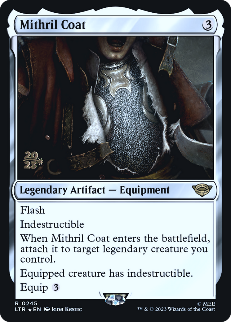 Mithril Coat (PRE-245) [Tales of Middle-earth Promos] Foil MTG Single Wizards of the Coast
