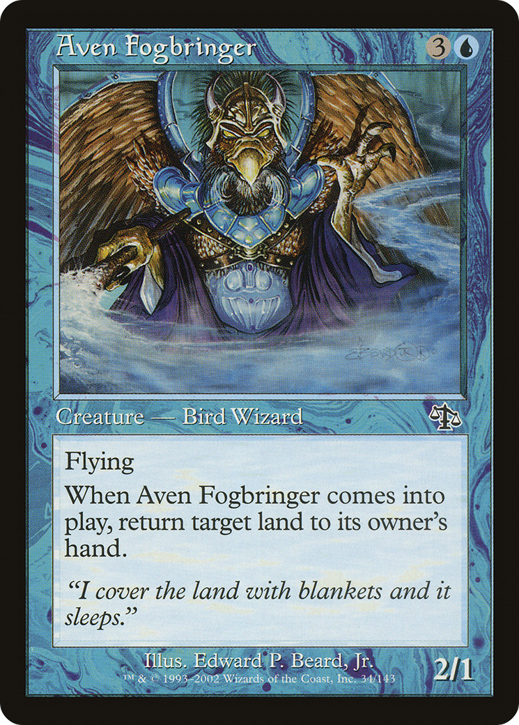 Aven Fogbringer (JUD-034) [Judgment] Foil MTG Single Wizards of the Coast