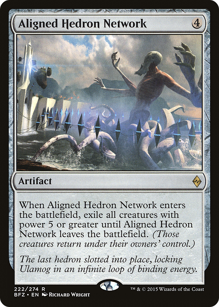 Aligned Hedron Network (BFZ-222) [Battle for Zendikar] Foil MTG Single Wizards of the Coast