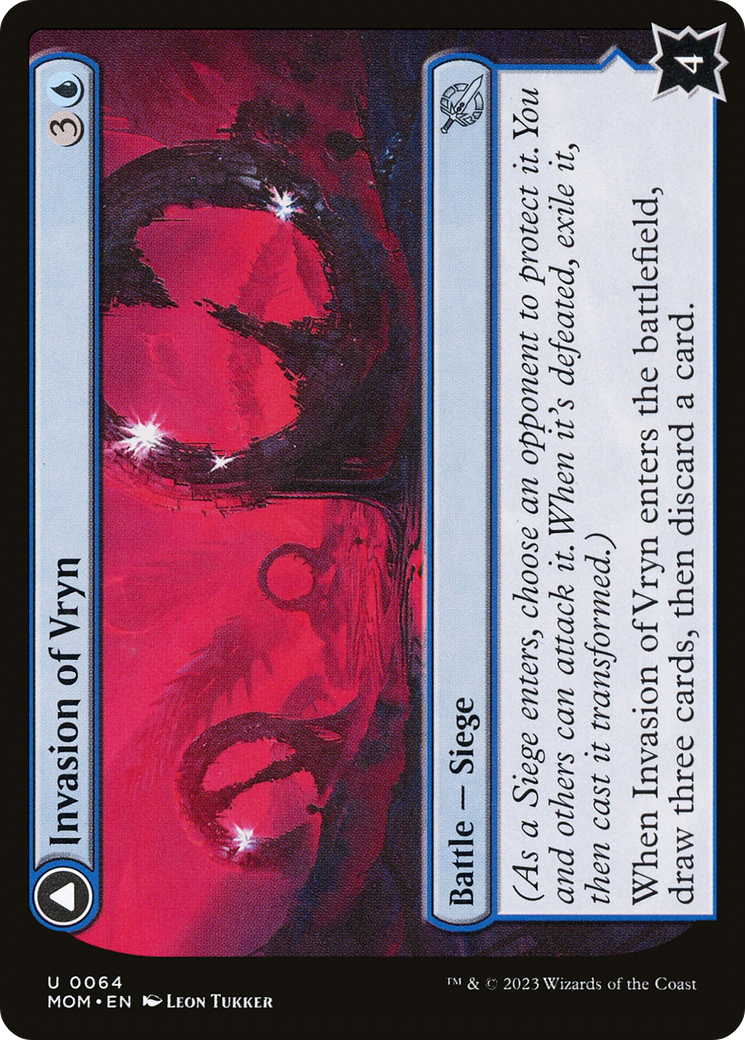 Invasion of Vryn // Overloaded Mage-Ring (MOM-064) [March of the Machine] MTG Single Wizards of the Coast