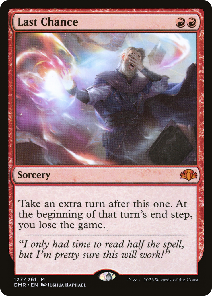 Last Chance (DMR-127) [Dominaria Remastered] Foil MTG Single Wizards of the Coast