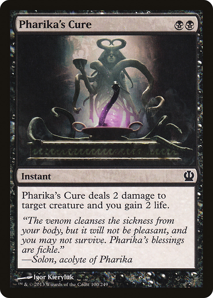 Pharika's Cure (THS-100) [Theros] Foil MTG Single Wizards of the Coast
