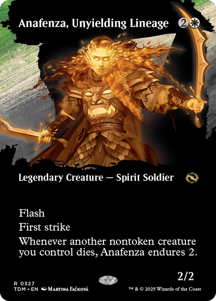 Anafenza, Unyielding Lineage (TDM-327) [Tarkir: Dragonstorm] (Showcase) (Borderless) MTG Single Wizards of the Coast