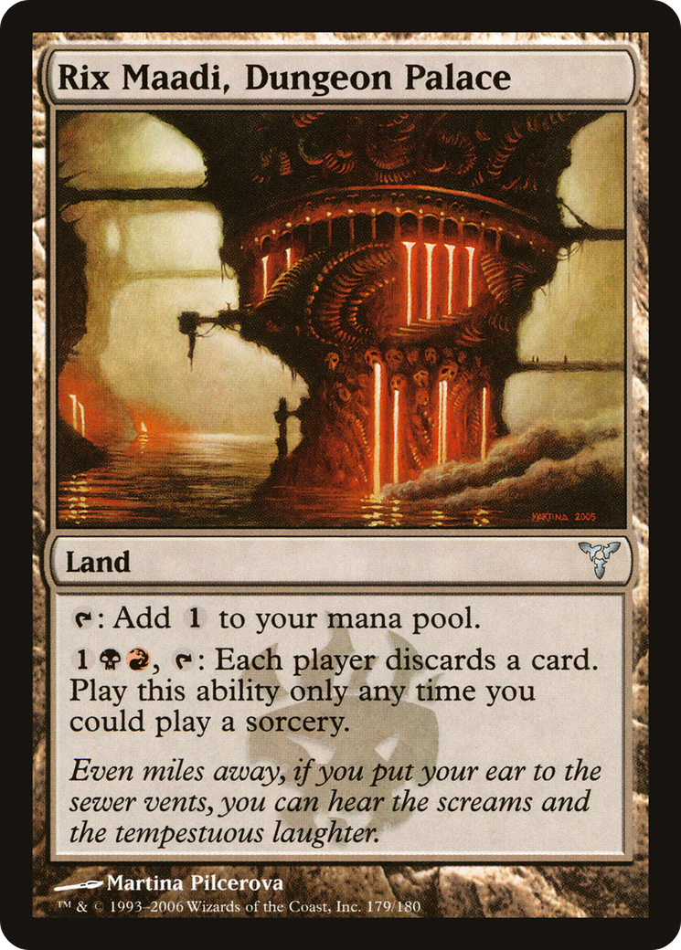 Rix Maadi, Dungeon Palace (DIS-179) [Dissension] Foil MTG Single Wizards of the Coast