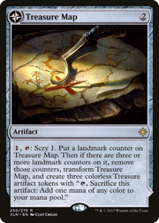 Treasure Map (XLN-250) [Ixalan] Foil MTG Single Wizards of the Coast