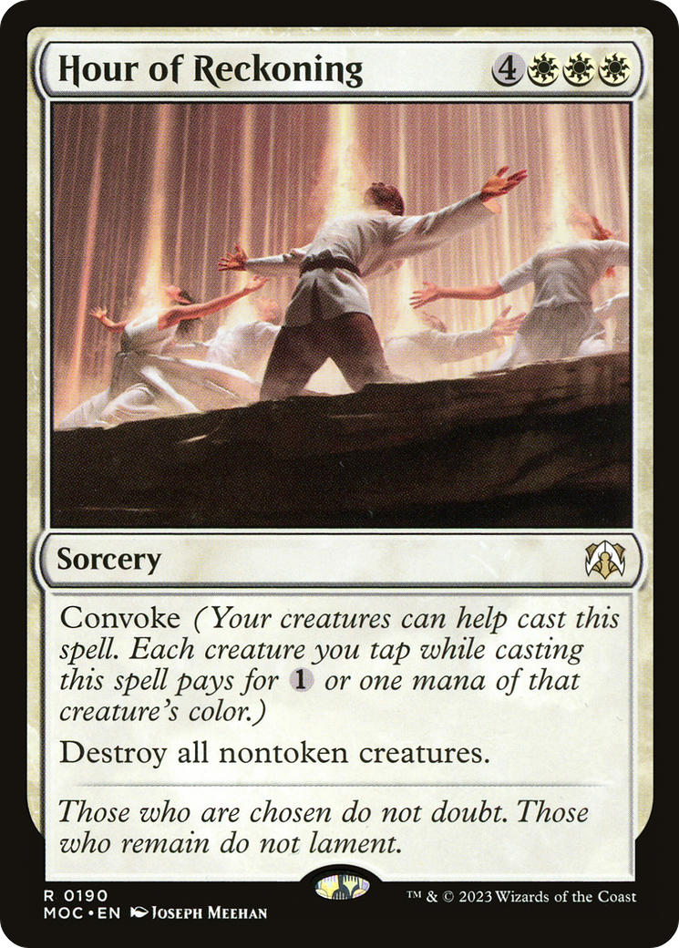 Hour of Reckoning (MOC-190) [March of the Machine Commander] MTG Single Wizards of the Coast