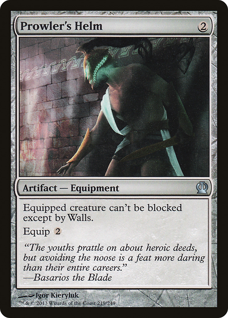 Prowler's Helm [Theros] MTG Single Magic: The Gathering