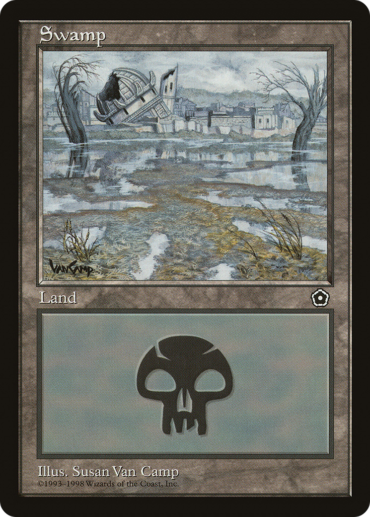 Swamp (P02-159) [Misc] Portal Second Age MTG Single Wizards of the Coast