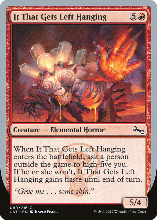 It That Gets Left Hanging (UST-089) [Unstable] Foil MTG Single Wizards of the Coast