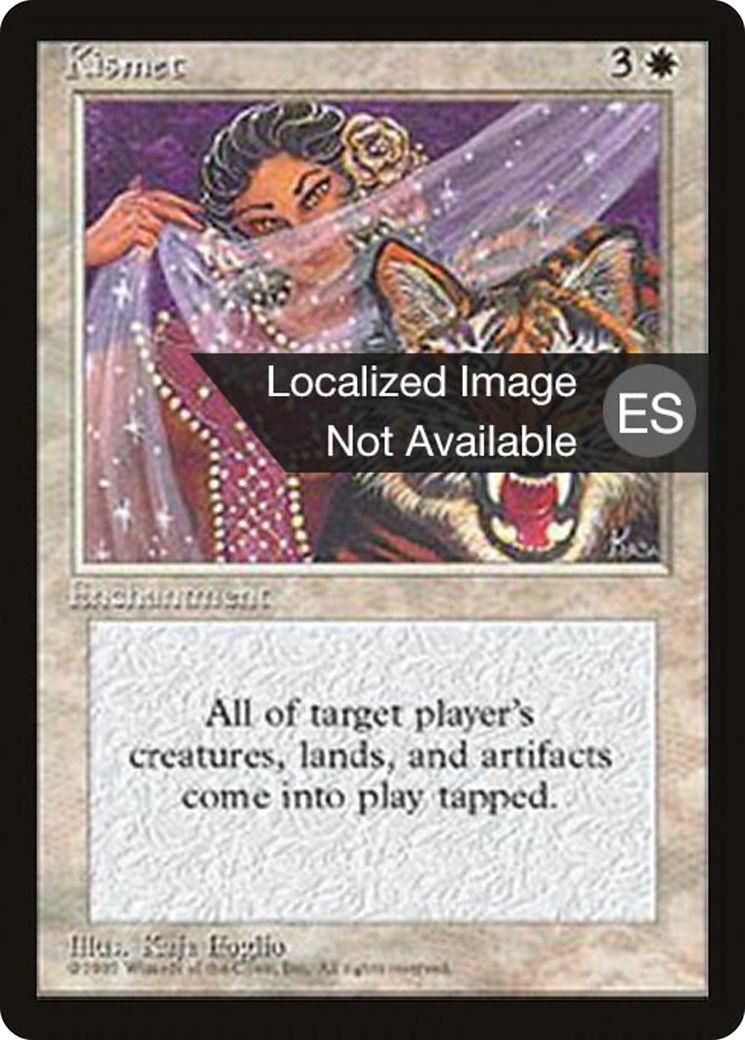 Kismet (4BB-033) [Fourth Edition Foreign Black Border] MTG Single Wizards of the Coast