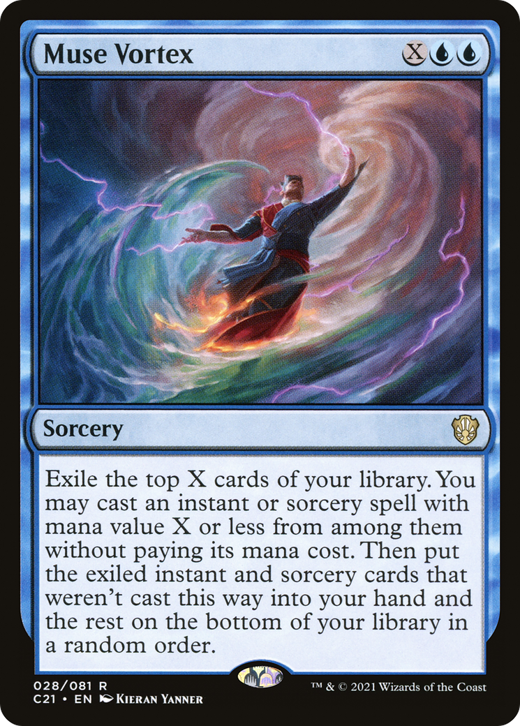 Muse Vortex (C21-028) [Commander 2021] MTG Single Wizards of the Coast