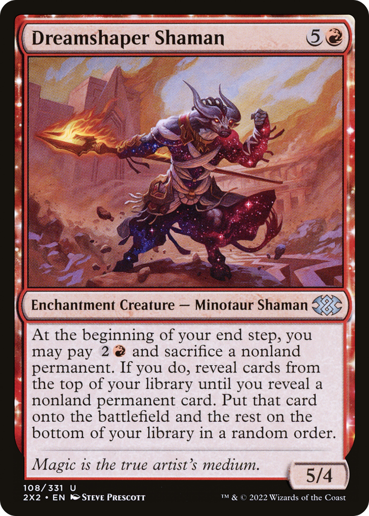 Dreamshaper Shaman (2X2-108) [Double Masters 2022] MTG Single Wizards of the Coast