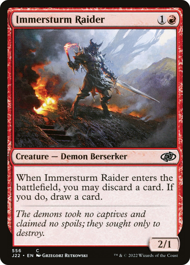 Immersturm Raider (J22-556) [Jumpstart 2022] MTG Single Wizards of the Coast