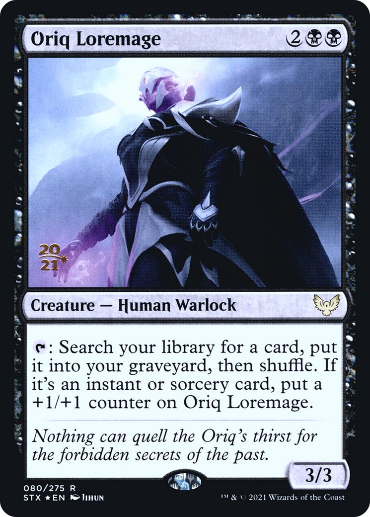 Oriq Loremage (PRE-080) [Strixhaven: School of Mages Promos] Foil MTG Single Wizards of the Coast