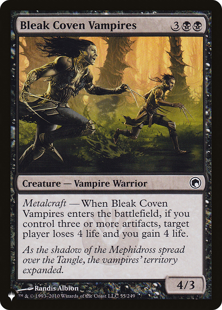 Bleak Coven Vampires (LIST-SOM-55) [Mystery Booster] The List MTG Single Wizards of the Coast