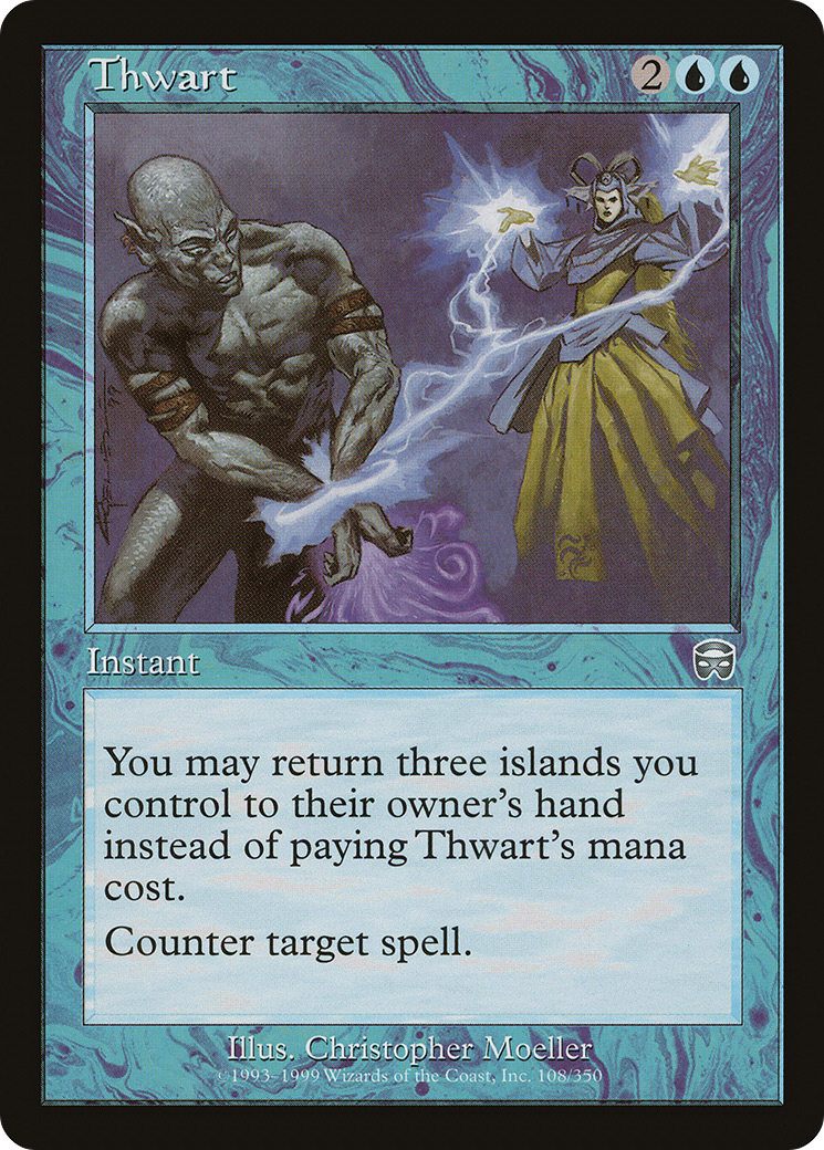 Thwart (MMQ-108) [Mercadian Masques] MTG Single Wizards of the Coast