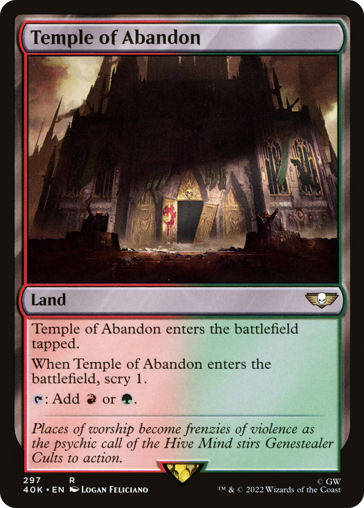 Temple of Abandon (40K-297) [Warhammer 40,000 Commander] MTG Single Wizards of the Coast
