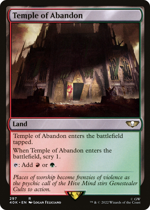 Temple of Abandon (40K-297) [Warhammer 40,000 Commander] MTG Single Wizards of the Coast
