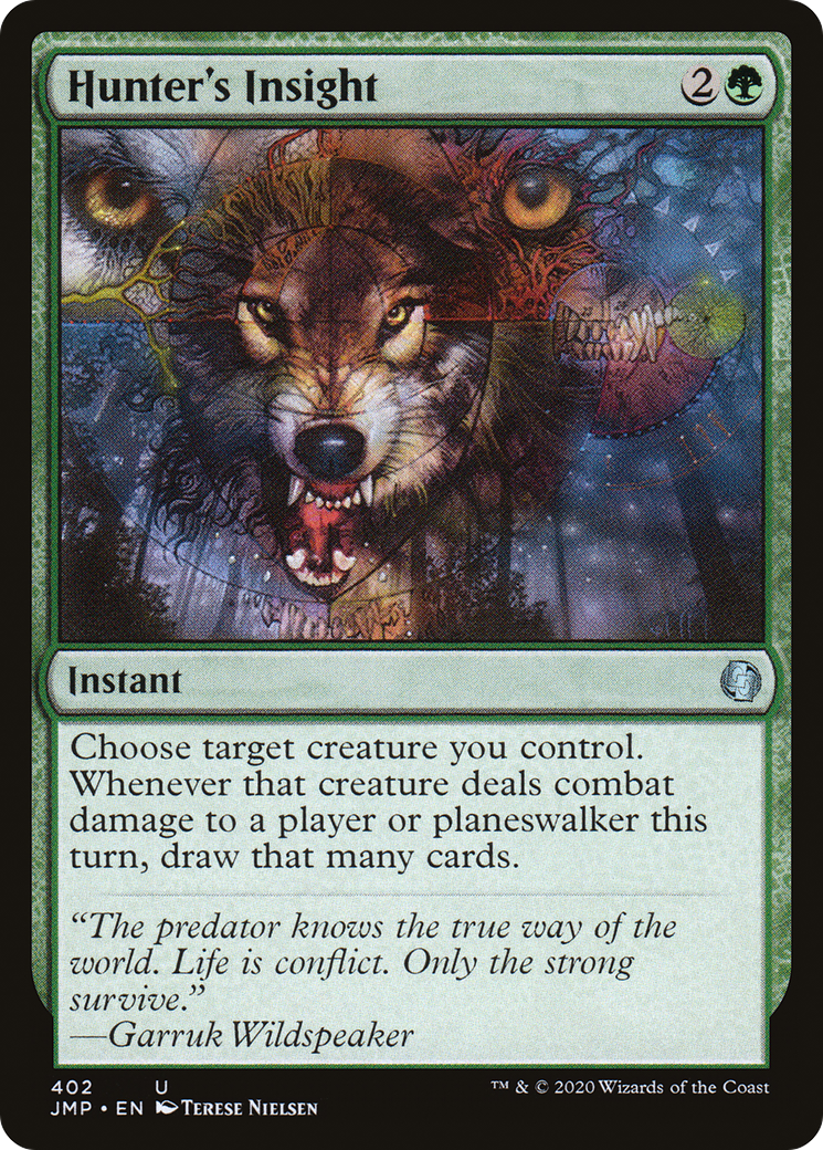 Hunter's Insight (JMP-402) [Jumpstart] MTG Single Wizards of the Coast