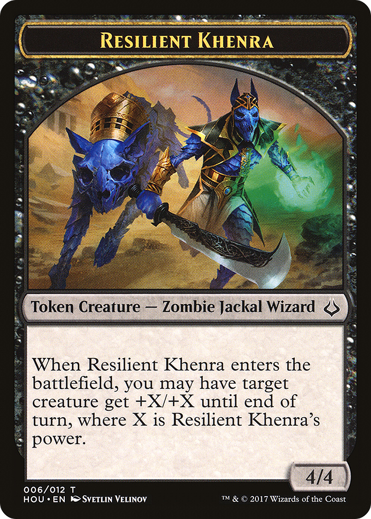 Resilient Khenra Token (HOU-006) [Tokens] Hour of Devastation Tokens MTG Single Wizards of the Coast