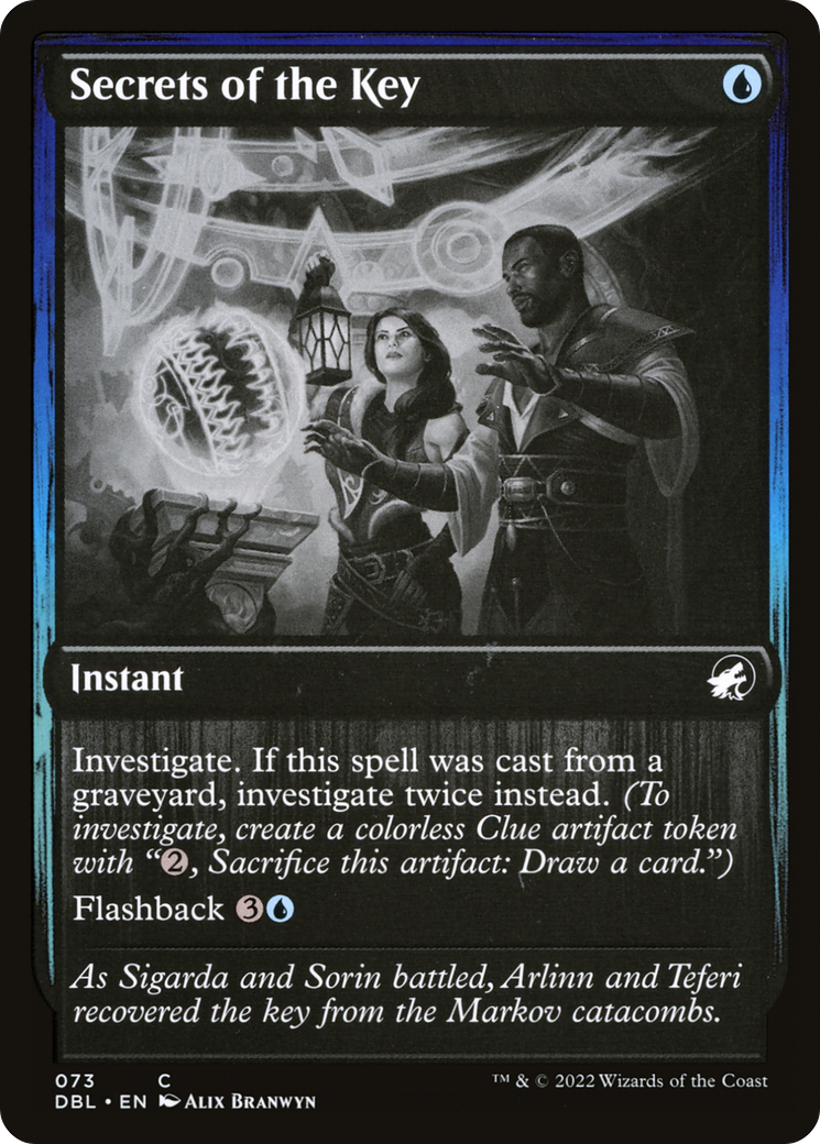 Secrets of the Key (DBL-073) [Innistrad: Double Feature] Foil MTG Single Wizards of the Coast