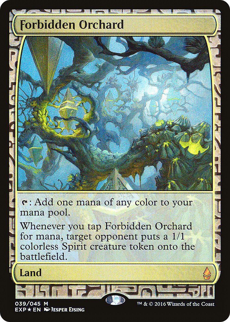 Forbidden Orchard (EXP-039) [Zendikar Expeditions] Foil MTG Single Wizards of the Coast