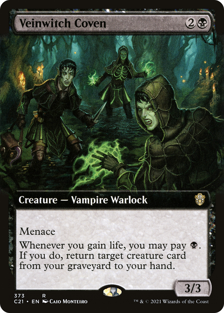 Veinwitch Coven (C21-373) [Commander 2021] (Extended Art) MTG Single Wizards of the Coast
