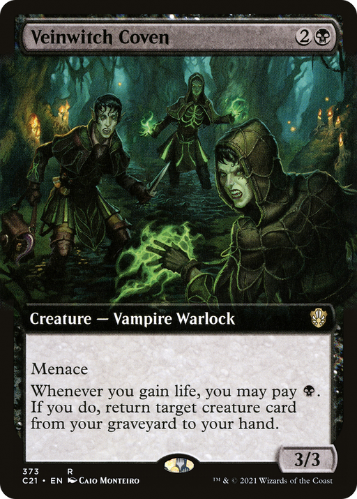 Veinwitch Coven (C21-373) [Commander 2021] (Extended Art) MTG Single Wizards of the Coast