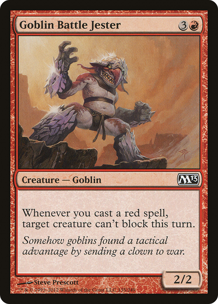 Goblin Battle Jester (M13-135) [Magic 2013] Foil MTG Single Wizards of the Coast