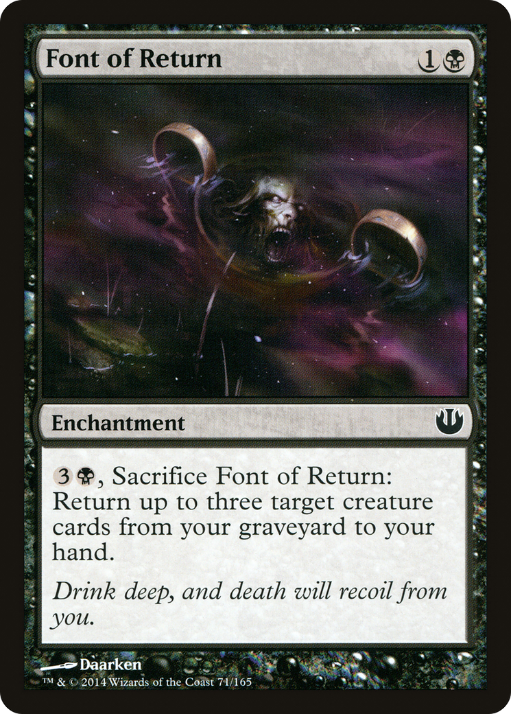 Font of Return (JOU-071) [Journey into Nyx] MTG Single Wizards of the Coast