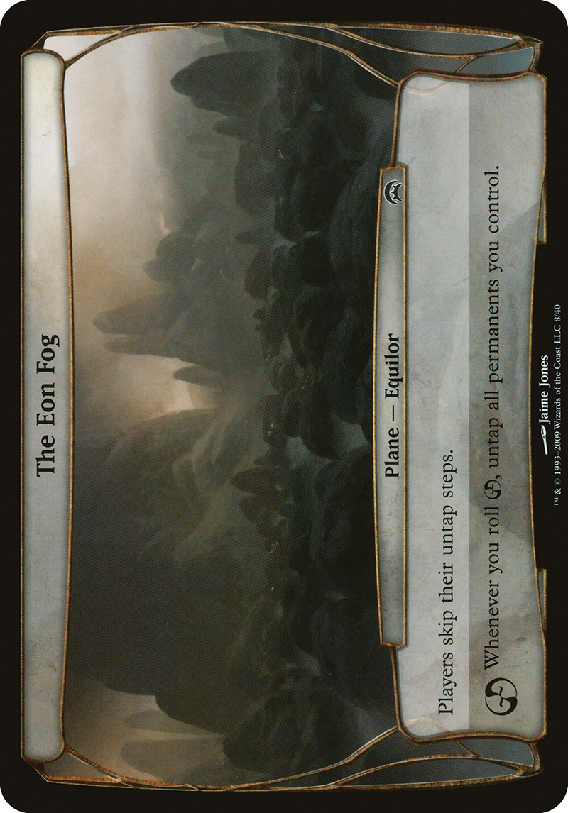 The Eon Fog (Planechase) (OVER-) [Oversized] Planechase Planes MTG Single Wizards of the Coast